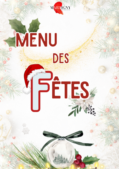 Menu des Fêtes